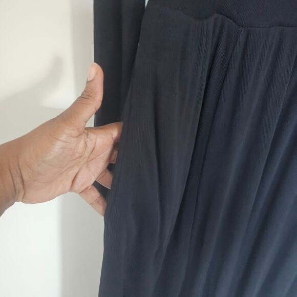 Ava + Viv Black Long Sleeves Fit & Flare Dress Size 1X - Picture 4 of 6